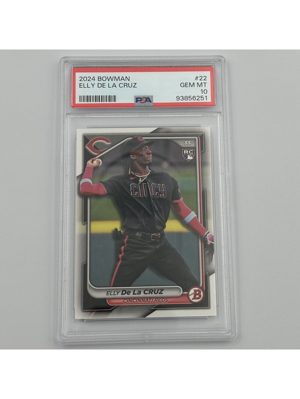 Elly De La Cruz 2024 Bowman Paper Prospects #22 PSA 10 Gem Mint Rookie Card MLB